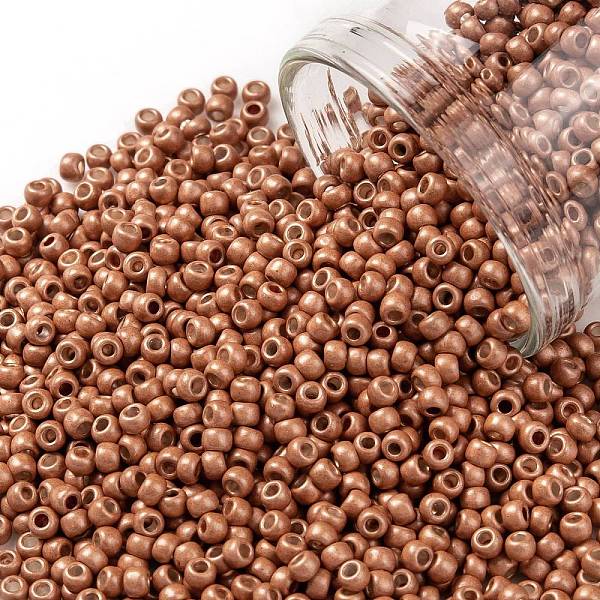 PandaHall TOHO Round Seed Beads, Japanese Seed Beads, Frosted, (562F) Matte Galvanized Pumpkin, 11/0, 2.2mm, Hole: 0.8mm, about 5555pcs/50g..., Orange
PandaHall TOHO Round Seed Beads, Japanese Seed Beads, Frosted, (562F) Matte Galvanized Pumpkin, 11/0, 2.2mm, Hole: 0.8mm, about 5555pcs/50g..., Orange