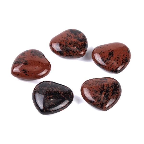 PandaHall Natural Mahogany Obsidian Healing Stones, Heart Love Stones, Pocket Palm Stones for Reiki Ealancing, 30x30x11.5~12.5mm Mahogany...
PandaHall Natural Mahogany Obsidian Healing Stones, Heart Love Stones, Pocket Palm Stones for Reiki Ealancing, 30x30x11.5~12.5mm Mahogany...