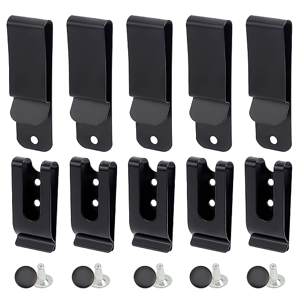PandaHall CHGCRAFT Iron Belt Clip & Screw Rivets, Mixed Color, 53x25.5x10.5mm, Hole: 3.8mm Iron
PandaHall CHGCRAFT Iron Belt Clip & Screw Rivets, Mixed Color, 53x25.5x10.5mm, Hole: 3.8mm Iron