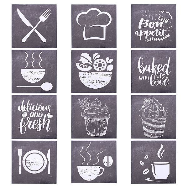 PandaHall 3D Catering Theme Square PVC Wall Self-adhesive Tile Stickers, for Home Wall Decorative, Black, 15x15x0.02cm Plastic Square Black
PandaHall 3D Catering Theme Square PVC Wall Self-adhesive Tile Stickers, for Home Wall Decorative, Black, 15x15x0.02cm Plastic Square Black