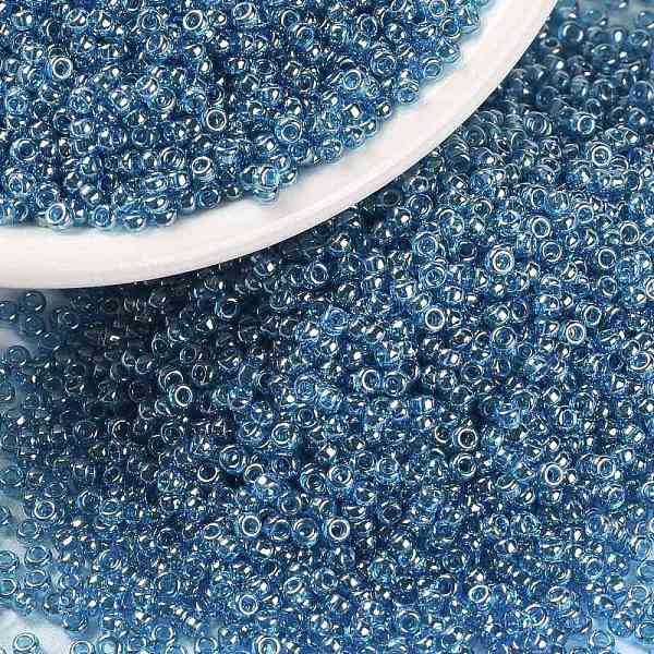 PandaHall MIYUKI Round Rocailles Beads, Japanese Seed Beads, 15/0, (RR326) Transparent Capri Blue Luster, 1.5mm, Hole: 0.7mm, about..., Cyan
PandaHall MIYUKI Round Rocailles Beads, Japanese Seed Beads, 15/0, (RR326) Transparent Capri Blue Luster, 1.5mm, Hole: 0.7mm, about..., Cyan