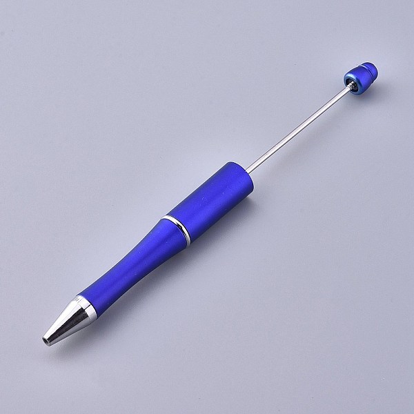 PandaHall Plastic Beadable Pens, Shaft Black Ink Ballpoint Pen, for DIY Pen Decoration, Blue, 144x12mm, The Middle Pole: 2mm Plastic Blue
PandaHall Plastic Beadable Pens, Shaft Black Ink Ballpoint Pen, for DIY Pen Decoration, Blue, 144x12mm, The Middle Pole: 2mm Plastic Blue