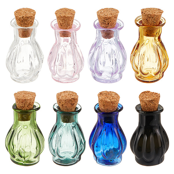 PandaHall 8Pcs 8 Colors Miniature Glass Bottles, with Cork Stoppers, Empty Wishing Bottles, for Dollhouse Accessories, Jewelry Making..., Multicolor
PandaHall 8Pcs 8 Colors Miniature Glass Bottles, with Cork Stoppers, Empty Wishing Bottles, for Dollhouse Accessories, Jewelry Making..., Multicolor