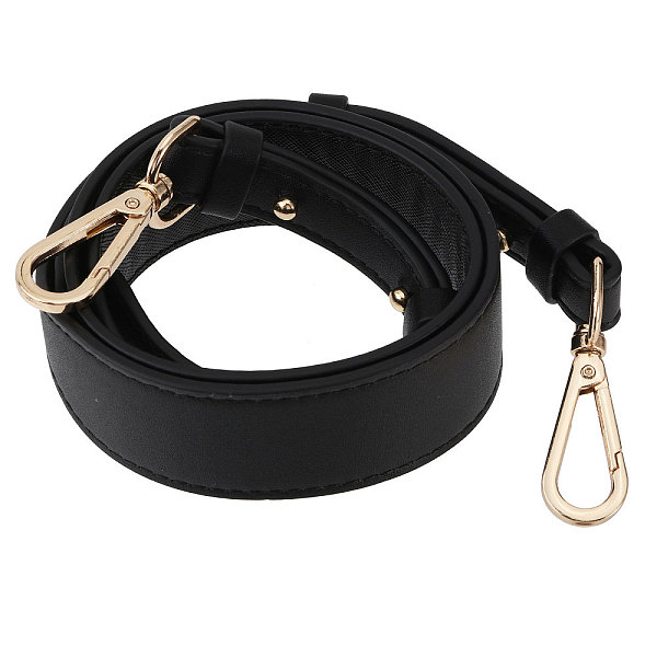 PandaHall Leather Adjustable Bag Handles, with Alloy Swivel Clasps, Black, 102~108x3.75cm Leather Black
PandaHall Leather Adjustable Bag Handles, with Alloy Swivel Clasps, Black, 102~108x3.75cm Leather Black
