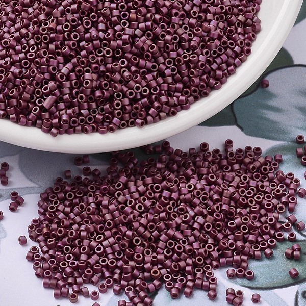 PandaHall MIYUKI Delica Beads, Cylinder, Japanese Seed Beads, 11/0, (DB2308) Matte Opaque Glazed Trillium Red AB, 1.3x1.6mm, Hole: 0.8mm...
PandaHall MIYUKI Delica Beads, Cylinder, Japanese Seed Beads, 11/0, (DB2308) Matte Opaque Glazed Trillium Red AB, 1.3x1.6mm, Hole: 0.8mm...