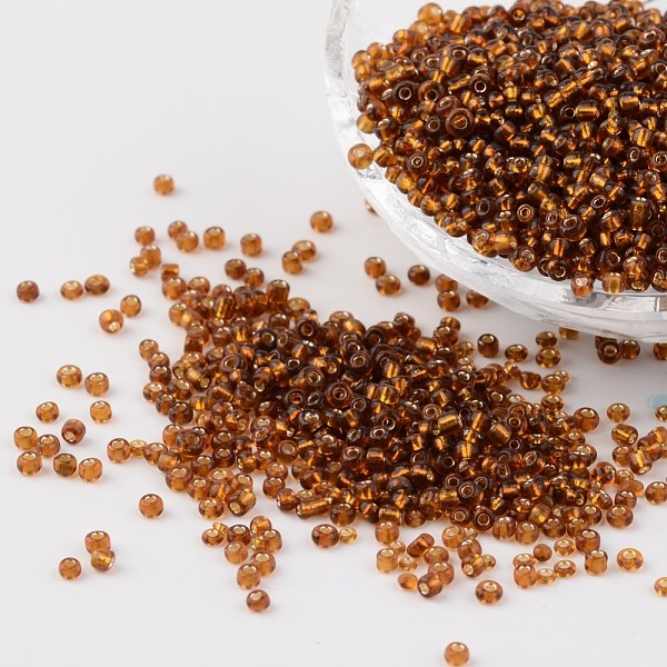 PandaHall 12/0 Glass Seed Beads, Silver Lined Round Hole, Round, Dark Goldenrod, 2mm, Hole: 1mm, about 3306pcs/50g Glass Gold
PandaHall 12/0 Glass Seed Beads, Silver Lined Round Hole, Round, Dark Goldenrod, 2mm, Hole: 1mm, about 3306pcs/50g Glass Gold