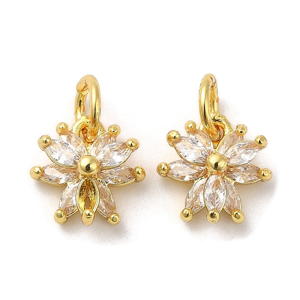 PandaHall Brass Cubic Zirconia Pendant, Long-Lasting Plated, Lead Free & Cadmium Free, Flower Charm, Golden, 11x10.5x5.5mm Brass+Cubic..., Clear
PandaHall Brass Cubic Zirconia Pendant, Long-Lasting Plated, Lead Free & Cadmium Free, Flower Charm, Golden, 11x10.5x5.5mm Brass+Cubic..., Clear