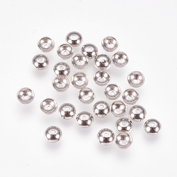 PandaHall Apetalous 201 Stainless Steel Bead Caps, Stainless Steel Color, 4x1.5mm, Hole: 0.8mm 201 Stainless Steel
PandaHall Apetalous 201 Stainless Steel Bead Caps, Stainless Steel Color, 4x1.5mm, Hole: 0.8mm 201 Stainless Steel
