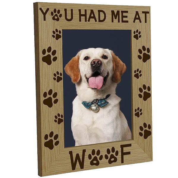 PandaHall CREATCABIN You had me at Woof Picture Frame Dog Pet Paws 4x6 Vertical Memorial Wood Photo Frames Engraved Display Wooden Tabletop...
PandaHall CREATCABIN You had me at Woof Picture Frame Dog Pet Paws 4x6 Vertical Memorial Wood Photo Frames Engraved Display Wooden Tabletop...