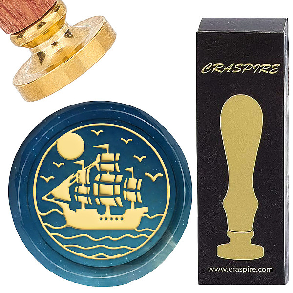 PandaHall CRASPIRE Ship Wax Seal Stamp Sea Sail Boat 25mm Vintage Sealing Wax Stamps Removable Brass Head with Wooden Handle for Wedding...
PandaHall CRASPIRE Ship Wax Seal Stamp Sea Sail Boat 25mm Vintage Sealing Wax Stamps Removable Brass Head with Wooden Handle for Wedding...