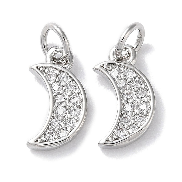 PandaHall Rack Plating Brass Micro Pave Cubic Zirconia Pendants, Long-Lasting Plated, Lead Free & Cadmium Free, Moon, Platinum, 12.5x7x2mm..., Clear
PandaHall Rack Plating Brass Micro Pave Cubic Zirconia Pendants, Long-Lasting Plated, Lead Free & Cadmium Free, Moon, Platinum, 12.5x7x2mm..., Clear