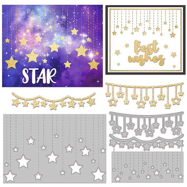 PandaHall GLOBLELAND 2Pcs Star Background Frame Cutting Dies Metal Star Lace Border Die Cuts Embossing Stencils Template for Paper Card...
PandaHall GLOBLELAND 2Pcs Star Background Frame Cutting Dies Metal Star Lace Border Die Cuts Embossing Stencils Template for Paper Card...