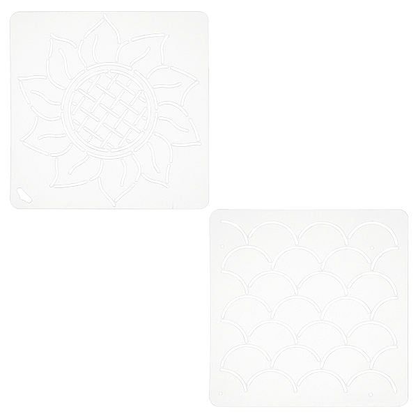 PandaHall CHGCRAFT 2Sheets 2 Styles Plastic Drawing Painting Stencils Templates, White, 1sheet/style Plastic White
PandaHall CHGCRAFT 2Sheets 2 Styles Plastic Drawing Painting Stencils Templates, White, 1sheet/style Plastic White