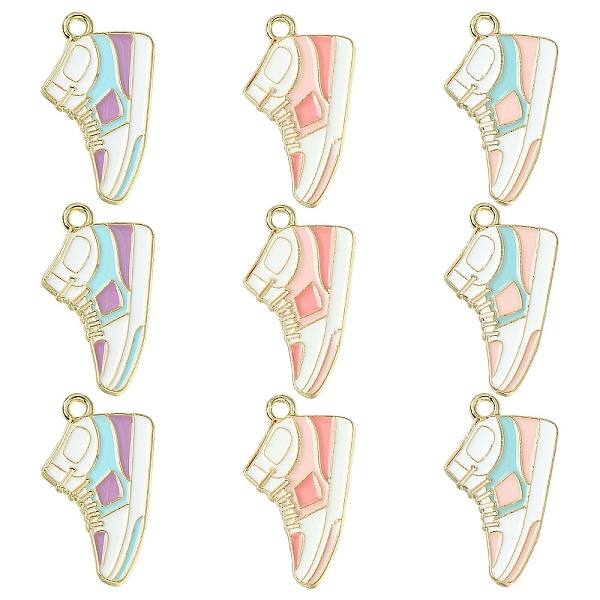 PandaHall 30Pcs 3 Colors Alloy Enamel Shoes Pendants, Cadmium Free & Nickel Free & Lead Free, Light Gold, Sneakers, Mixed Color..., Multicolor
PandaHall 30Pcs 3 Colors Alloy Enamel Shoes Pendants, Cadmium Free & Nickel Free & Lead Free, Light Gold, Sneakers, Mixed Color..., Multicolor