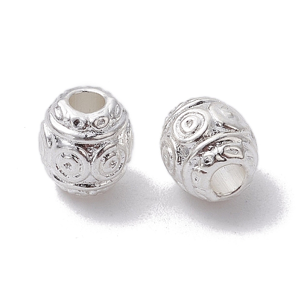 PandaHall Alloy Spacer Beads, Long-Lasting Plated, Drum, Silver, 6x6mm, Hole: 2mm Alloy Drum
PandaHall Alloy Spacer Beads, Long-Lasting Plated, Drum, Silver, 6x6mm, Hole: 2mm Alloy Drum
