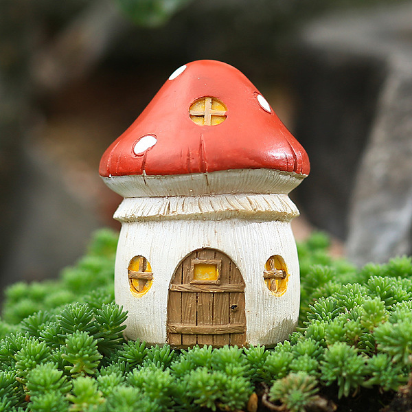 PandaHall Resin Mushroom House Figurines Display Decorations, Micro Landscape Garden Decoration, Brown, 57x74mm Resin House Brown
PandaHall Resin Mushroom House Figurines Display Decorations, Micro Landscape Garden Decoration, Brown, 57x74mm Resin House Brown