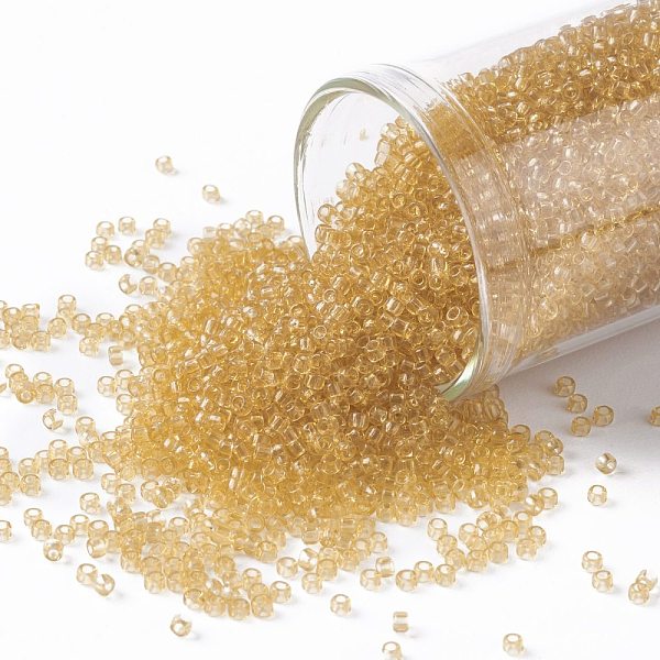 PandaHall TOHO Round Seed Beads, Japanese Seed Beads, (2) Transparent Light Topaz, 15/0, 1.5mm, Hole: 0.7mm, about 3000pcs/bottle..., Brown
PandaHall TOHO Round Seed Beads, Japanese Seed Beads, (2) Transparent Light Topaz, 15/0, 1.5mm, Hole: 0.7mm, about 3000pcs/bottle..., Brown