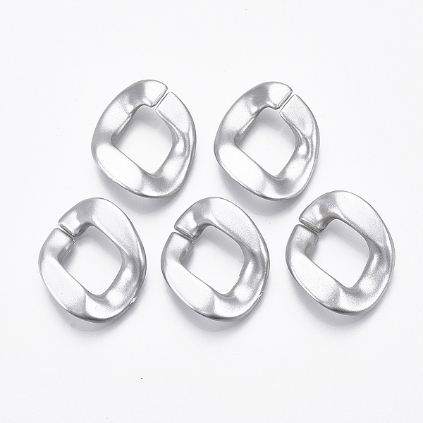 PandaHall Spray Painted CCB Plastic Linking Rings, Quick Link Connectors, For Jewelry Curb Chains Making, Twist, Silver, 28.5x24x6mm, Inner...
PandaHall Spray Painted CCB Plastic Linking Rings, Quick Link Connectors, For Jewelry Curb Chains Making, Twist, Silver, 28.5x24x6mm, Inner...