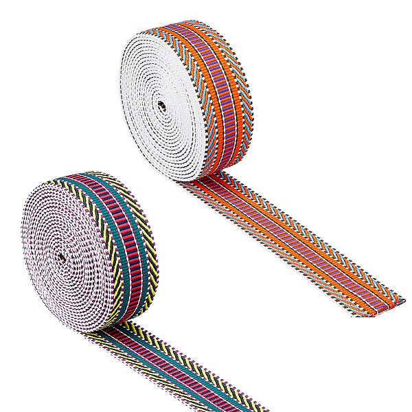 PandaHall DICOSMETIC 2Pcs 2 Colors Flat Ethnic Style Polyester Stripe Ribbon, for Clothing Sewing, Mixed Color, 1-1/2 inch(38mm), 1pc/color..., Multicolor
PandaHall DICOSMETIC 2Pcs 2 Colors Flat Ethnic Style Polyester Stripe Ribbon, for Clothing Sewing, Mixed Color, 1-1/2 inch(38mm), 1pc/color..., Multicolor