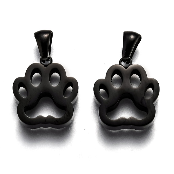 PandaHall 304 Stainless Steel Pendants, Manual Polishing, Hollow, Dog Footprint, Electrophoresis Black, 17x15x3.5mm, Hole: 3x6mm 304...
PandaHall 304 Stainless Steel Pendants, Manual Polishing, Hollow, Dog Footprint, Electrophoresis Black, 17x15x3.5mm, Hole: 3x6mm 304...
