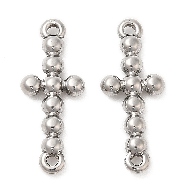 PandaHall 304 Stainless Steel Connector Charms, Cross Link, Stainless Steel Color, 23x9x3mm, Hole: 1.5mm 304 Stainless Steel Cross
PandaHall 304 Stainless Steel Connector Charms, Cross Link, Stainless Steel Color, 23x9x3mm, Hole: 1.5mm 304 Stainless Steel Cross