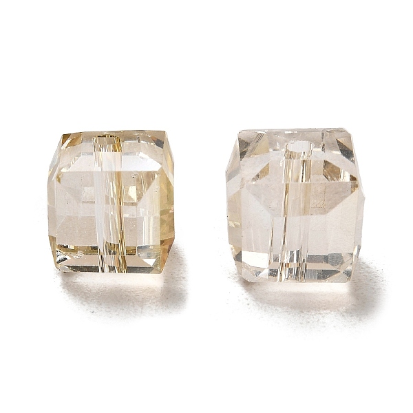 PandaHall Electorplated Glass Beads, Rainbow Plated, Faceted, Cube, Goldenrod, 10~11x10~11x10~11mm, Hole: 1mm Glass Cube Gold
PandaHall Electorplated Glass Beads, Rainbow Plated, Faceted, Cube, Goldenrod, 10~11x10~11x10~11mm, Hole: 1mm Glass Cube Gold