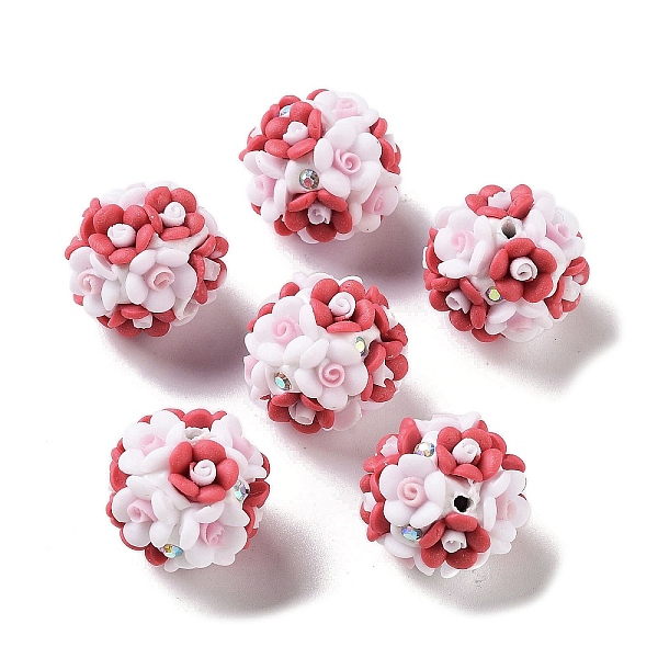 PandaHall Luminous Resin Pave Rhinestone Beads, Glow in the Dark Flower Round Beads with Porcelain, Crimson, 19~22mm, Hole: 2mm Resin Round..., Pink
PandaHall Luminous Resin Pave Rhinestone Beads, Glow in the Dark Flower Round Beads with Porcelain, Crimson, 19~22mm, Hole: 2mm Resin Round..., Pink