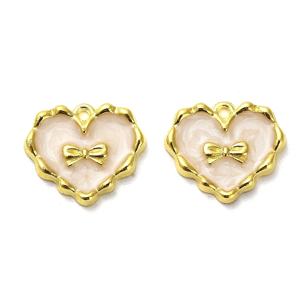 PandaHall Alloy Enamel Pendants, Heart with Bowknot Charm, Golden, 17x20x2.5mm, Hole: 1.5mm Alloy+Enamel Heart
PandaHall Alloy Enamel Pendants, Heart with Bowknot Charm, Golden, 17x20x2.5mm, Hole: 1.5mm Alloy+Enamel Heart