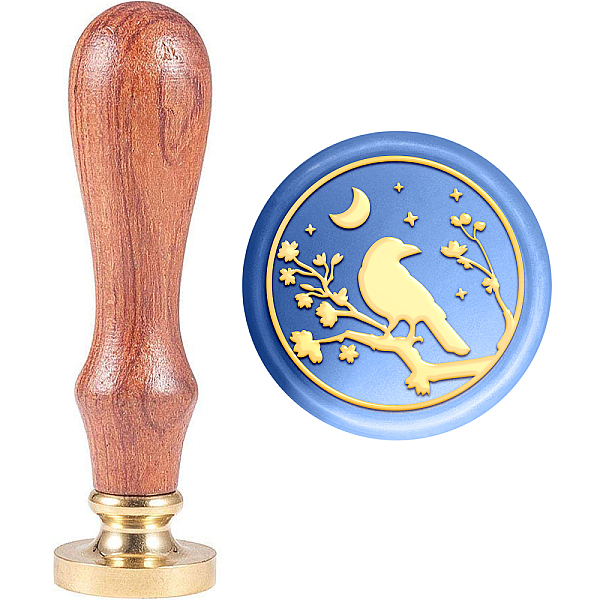PandaHall MAYJOYDIY Crow Wax Seal Stamp Raven Cherry Blossom Sakura Moon Star Sealing Wax Stamp 30mm Removable Brass Head Wedding...
PandaHall MAYJOYDIY Crow Wax Seal Stamp Raven Cherry Blossom Sakura Moon Star Sealing Wax Stamp 30mm Removable Brass Head Wedding...