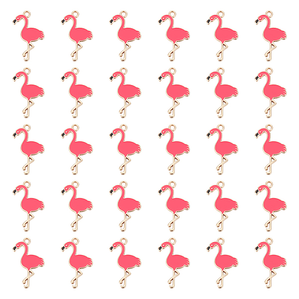 PandaHall GOMAKERER 40Pcs Alloy Enamel Pendants, Flamingo Shape, Golden, Hot Pink, 28.5x18x1mm, Hole: 2mm Alloy+Enamel Flamingo Shape
PandaHall GOMAKERER 40Pcs Alloy Enamel Pendants, Flamingo Shape, Golden, Hot Pink, 28.5x18x1mm, Hole: 2mm Alloy+Enamel Flamingo Shape