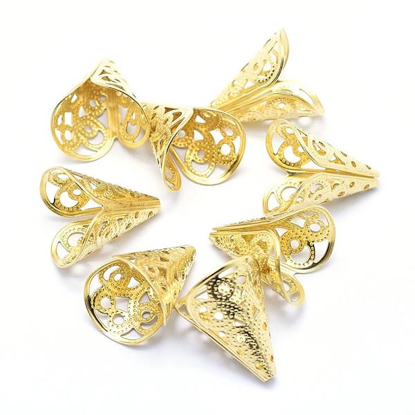 PandaHall Brass Bead Caps, Lead Free & Cadmium Free & Nickel Free, 2-Petal, Raw(Unplated), 16.5x14x12mm, Hole: 1~2mm Brass
PandaHall Brass Bead Caps, Lead Free & Cadmium Free & Nickel Free, 2-Petal, Raw(Unplated), 16.5x14x12mm, Hole: 1~2mm Brass