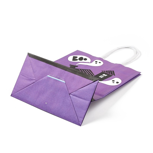 PandaHall Halloween Theme Kraft Paper Gift Bags, Shopping Bags, Rectangle, Colorful, Ghost Pattern, Finished Product: 21x14.9x7.9cm Paper...
PandaHall Halloween Theme Kraft Paper Gift Bags, Shopping Bags, Rectangle, Colorful, Ghost Pattern, Finished Product: 21x14.9x7.9cm Paper...