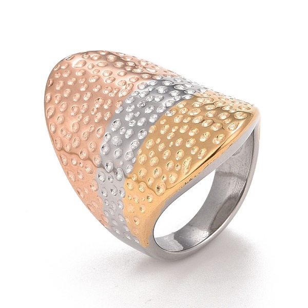 PandaHall Ion Plating(IP) 304 Stainless Steel Chunky Finger Ring for Women, Mixed Color, US Size 7 1/4(17.5mm) 304 Stainless Steel
PandaHall Ion Plating(IP) 304 Stainless Steel Chunky Finger Ring for Women, Mixed Color, US Size 7 1/4(17.5mm) 304 Stainless Steel