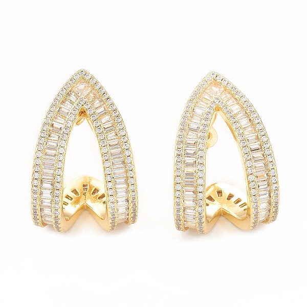PandaHall Clear Cubic Zirconia Triangle Stud Earrings, Rack Plating Brass Jewelry for Women, Cadmium Free & Lead Free, Real 18K Gold Plated...
PandaHall Clear Cubic Zirconia Triangle Stud Earrings, Rack Plating Brass Jewelry for Women, Cadmium Free & Lead Free, Real 18K Gold Plated...