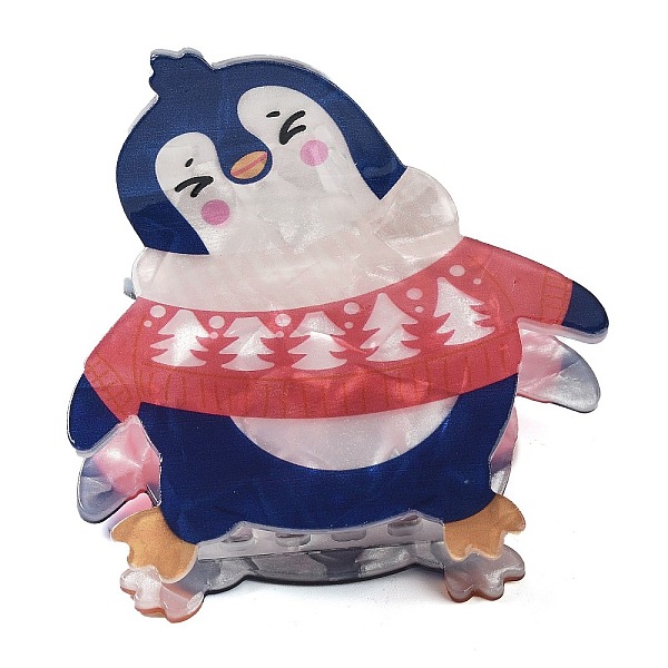 PandaHall Animal PVC Plastic Claw Hair Clips, with Steel Findings, Hair Accessories for Girls, Penguin, 66x71x58mm Plastic Penguin
PandaHall Animal PVC Plastic Claw Hair Clips, with Steel Findings, Hair Accessories for Girls, Penguin, 66x71x58mm Plastic Penguin