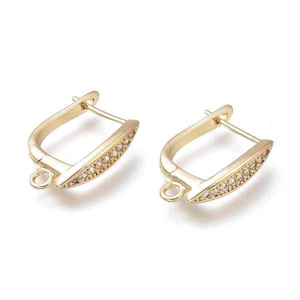 PandaHall Brass Hoop Earring Findings with Latch Back Closure, Long-Lasting Plated, with Micro Pave Clear Cubic Zirconia, Real 14K Gold...
PandaHall Brass Hoop Earring Findings with Latch Back Closure, Long-Lasting Plated, with Micro Pave Clear Cubic Zirconia, Real 14K Gold...