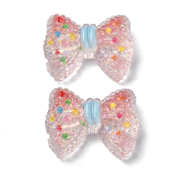 PandaHall Transparent Epoxy Resin Decoden Cabochons, with Paillettes, Bowknot, Colorful, 17x22x8mm Epoxy Resin Bowknot
PandaHall Transparent Epoxy Resin Decoden Cabochons, with Paillettes, Bowknot, Colorful, 17x22x8mm Epoxy Resin Bowknot