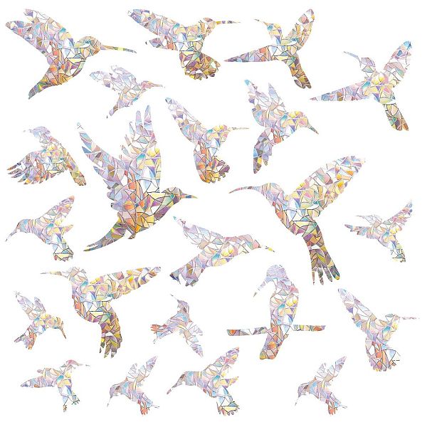 PandaHall GORGECRAFT 22PCS Birds Window Clings Anti Collision Rainbow Window Glass Alert Prism Decals for Birds Strike Non Adhesive Vinyl...
PandaHall GORGECRAFT 22PCS Birds Window Clings Anti Collision Rainbow Window Glass Alert Prism Decals for Birds Strike Non Adhesive Vinyl...
