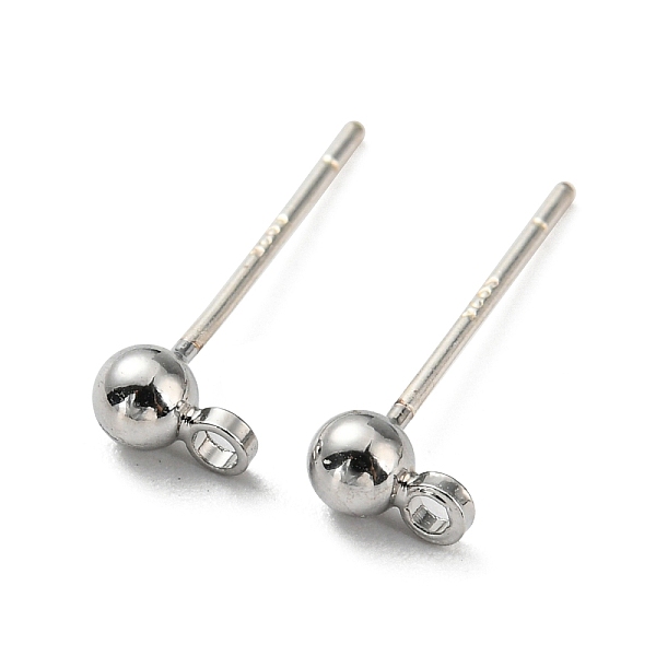 PandaHall Brass Stud Earring Findings, with 925 Silver Pin, Long-Lasting Plated, Cadmium Free & Lead Free, Platinum, 5x3mm, Hole: 1mm, Pin...
PandaHall Brass Stud Earring Findings, with 925 Silver Pin, Long-Lasting Plated, Cadmium Free & Lead Free, Platinum, 5x3mm, Hole: 1mm, Pin...