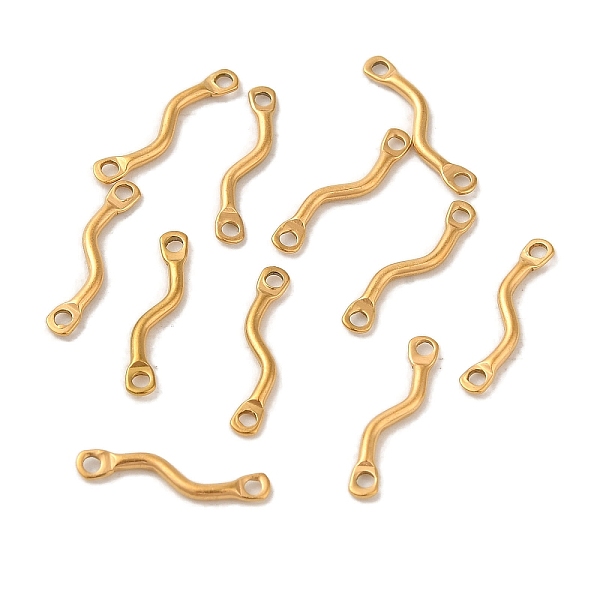 PandaHall Ion Plating(IP) 304 Stainless Steel Links Connector Charms, Twisted Bar, Real 18K Gold Plated, 14x2.5x1.2mm, Hole: 1.2mm 304...
PandaHall Ion Plating(IP) 304 Stainless Steel Links Connector Charms, Twisted Bar, Real 18K Gold Plated, 14x2.5x1.2mm, Hole: 1.2mm 304...