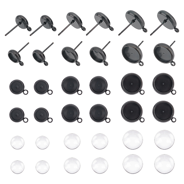 PandaHall UNICRAFTALE 30pcs 3 Size Tray Stud Earring Making Kits 304 Stainless Steel Stud Earring Bezel with Transparent Glass Cabochons...
PandaHall UNICRAFTALE 30pcs 3 Size Tray Stud Earring Making Kits 304 Stainless Steel Stud Earring Bezel with Transparent Glass Cabochons...