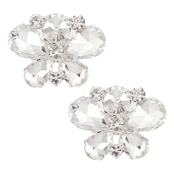 PandaHall 2Pcs Alloy Rhinestone Wedding Shoe Decorations, Detachable Shoe Buckle Clips, Butterfly, Crystal, 30x39x13mm Alloy+Rhinestone..., Clear
PandaHall 2Pcs Alloy Rhinestone Wedding Shoe Decorations, Detachable Shoe Buckle Clips, Butterfly, Crystal, 30x39x13mm Alloy+Rhinestone..., Clear