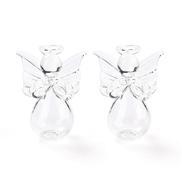 PandaHall Mini Glass Angel Ornament, for Party Hanging Pendant Decoration, Clear, 18x29x37mm Glass Angel & Fairy Clear
PandaHall Mini Glass Angel Ornament, for Party Hanging Pendant Decoration, Clear, 18x29x37mm Glass Angel & Fairy Clear