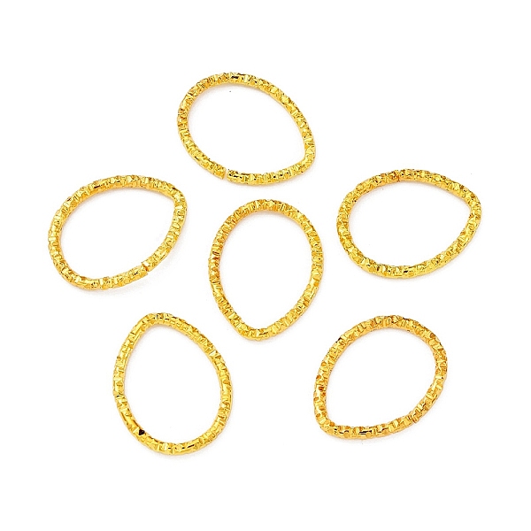 PandaHall Iron Linking Ring, Openable, Textured Teardrop, Golden, 18x14mm Iron Teardrop
PandaHall Iron Linking Ring, Openable, Textured Teardrop, Golden, 18x14mm Iron Teardrop