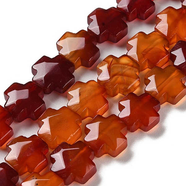 PandaHall Natural Red Agate Beads Strands, Faceted, Cross, Dyed, 12~13x12~12.5x5~6mm, Hole: 1.4mm, about 17pcs/strand, 8.27 inch(21cm) Red...
PandaHall Natural Red Agate Beads Strands, Faceted, Cross, Dyed, 12~13x12~12.5x5~6mm, Hole: 1.4mm, about 17pcs/strand, 8.27 inch(21cm) Red...
