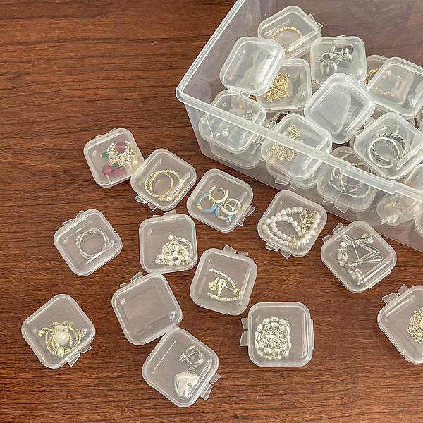 PandaHall Mini Transparent Plastic Beads Containers, for Earrings, Rings, Bracelets Storage, Square, White, 3.5x3.5cm Plastic Square White
PandaHall Mini Transparent Plastic Beads Containers, for Earrings, Rings, Bracelets Storage, Square, White, 3.5x3.5cm Plastic Square White