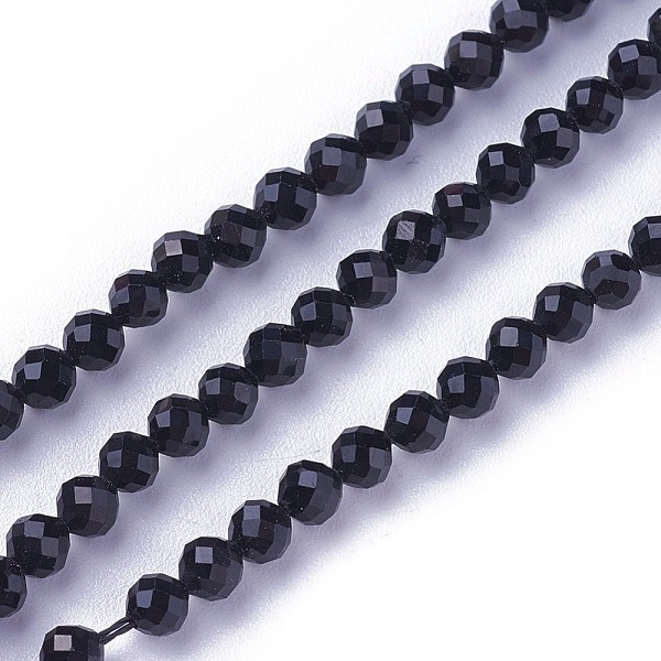 PandaHall Faceted Glass Beads Strands, Round, Black, 3~3.5mm, Hole: 0.5mm, about 115~130pcs/strand, 14.5~16.1 inch(37~41cm) Glass Round...
PandaHall Faceted Glass Beads Strands, Round, Black, 3~3.5mm, Hole: 0.5mm, about 115~130pcs/strand, 14.5~16.1 inch(37~41cm) Glass Round...