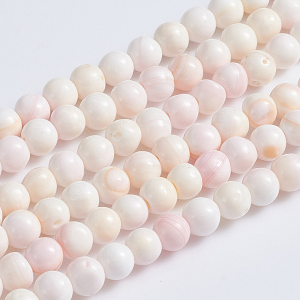 PandaHall Natural Pink Shell Beads Strands, Round, 5~5.5mm, Hole: 0.5mm, about 80pcs/strand, 15.94 inch(40.5cm) Pink Shell Round
PandaHall Natural Pink Shell Beads Strands, Round, 5~5.5mm, Hole: 0.5mm, about 80pcs/strand, 15.94 inch(40.5cm) Pink Shell Round