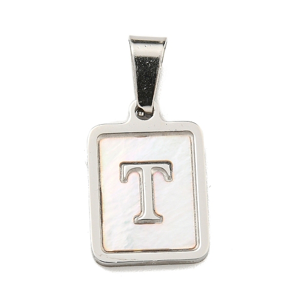 PandaHall Vacuum Plating 304 Stainless Steel Pave Natural White Shell Pendants, Rectangle with Letter Charms, Stainless Steel Color, Letter...
PandaHall Vacuum Plating 304 Stainless Steel Pave Natural White Shell Pendants, Rectangle with Letter Charms, Stainless Steel Color, Letter...