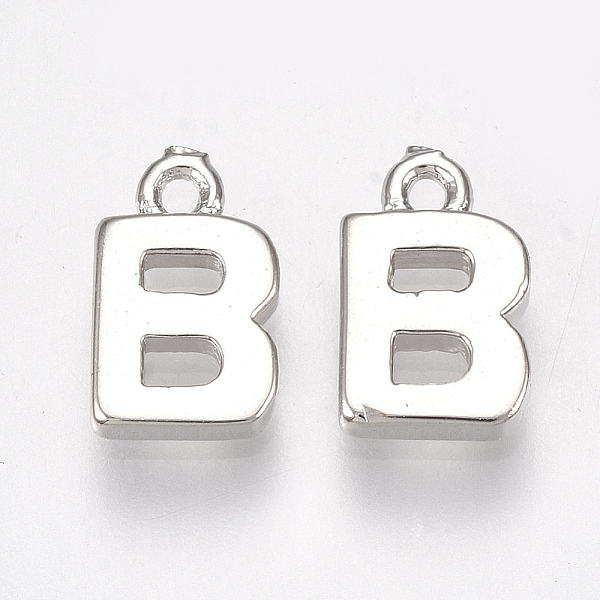 PandaHall Brass Charms, Letter, Nickel Free, Real Platinum Plated, Letter.B, 8.5x5x1.5mm, Hole: 0.8mm Brass Letter B
PandaHall Brass Charms, Letter, Nickel Free, Real Platinum Plated, Letter.B, 8.5x5x1.5mm, Hole: 0.8mm Brass Letter B